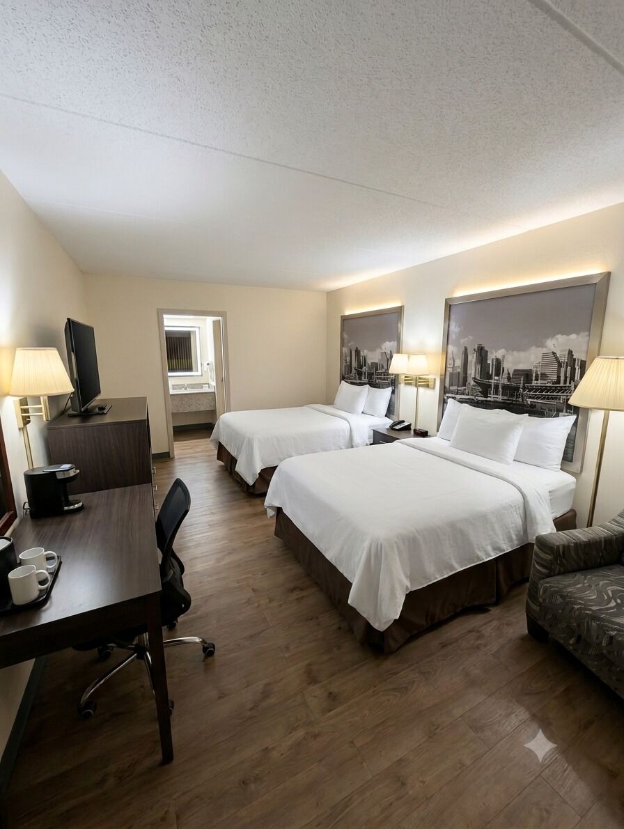 WiFi (free), alarm clocks, bed sheets