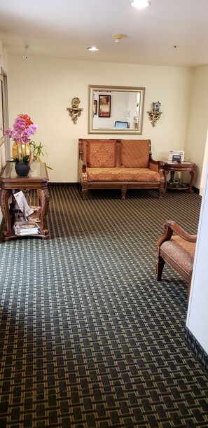 Lobby sitting area