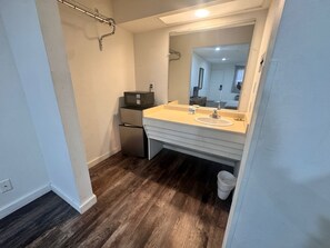 Free toiletries, hair dryer, towels