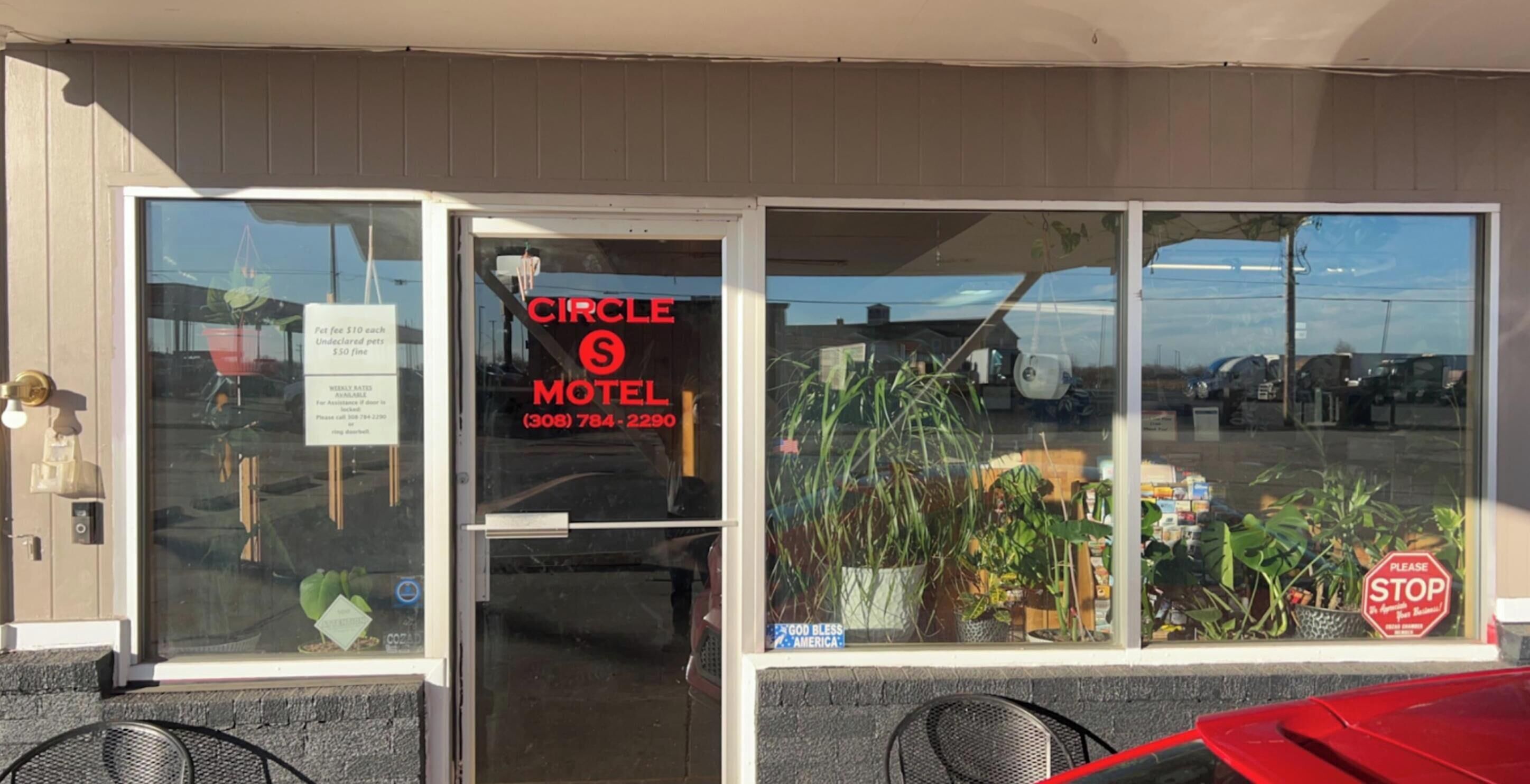 Entrée de l’hébergement 