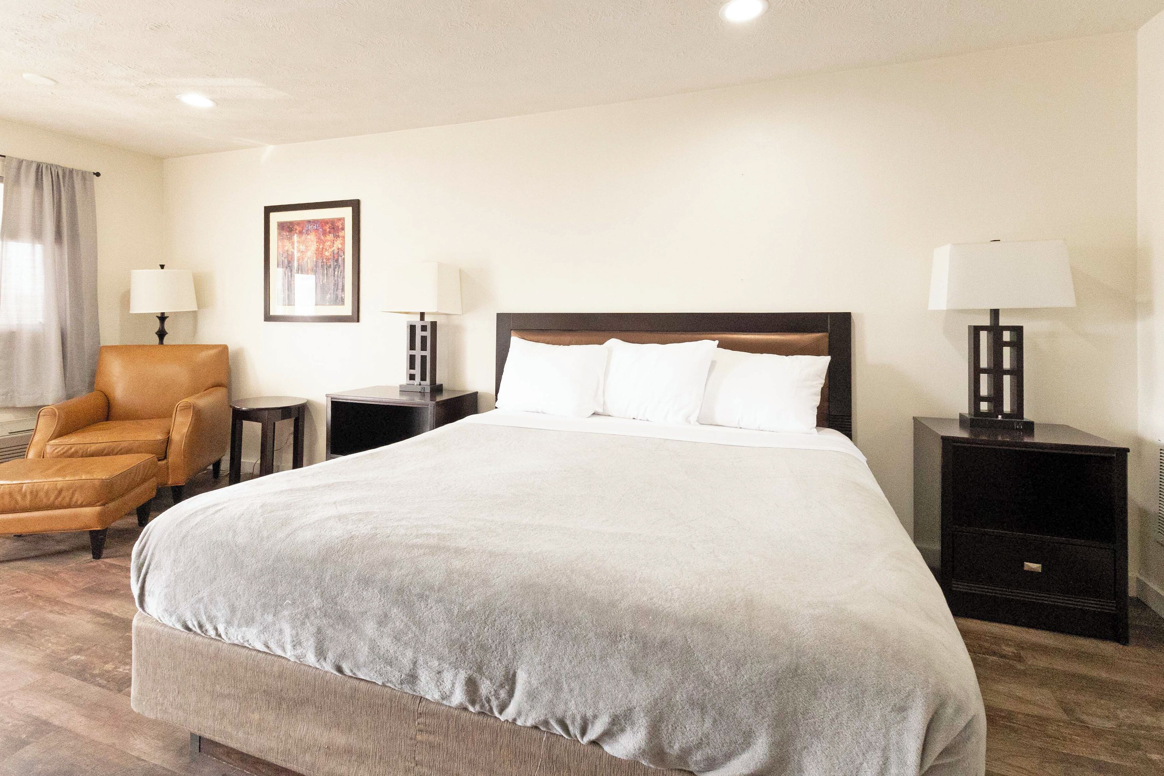 Room, 1 King Bed, Non Smoking | Desk, iron/ironing board, free WiFi, bed sheets