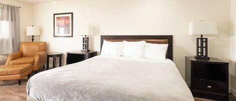 Desk, iron/ironing board, free WiFi, bed sheets
