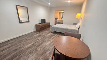 Desk, iron/ironing board, free WiFi, bed sheets