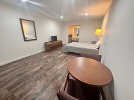 Desk, iron/ironing board, free WiFi, bed sheets