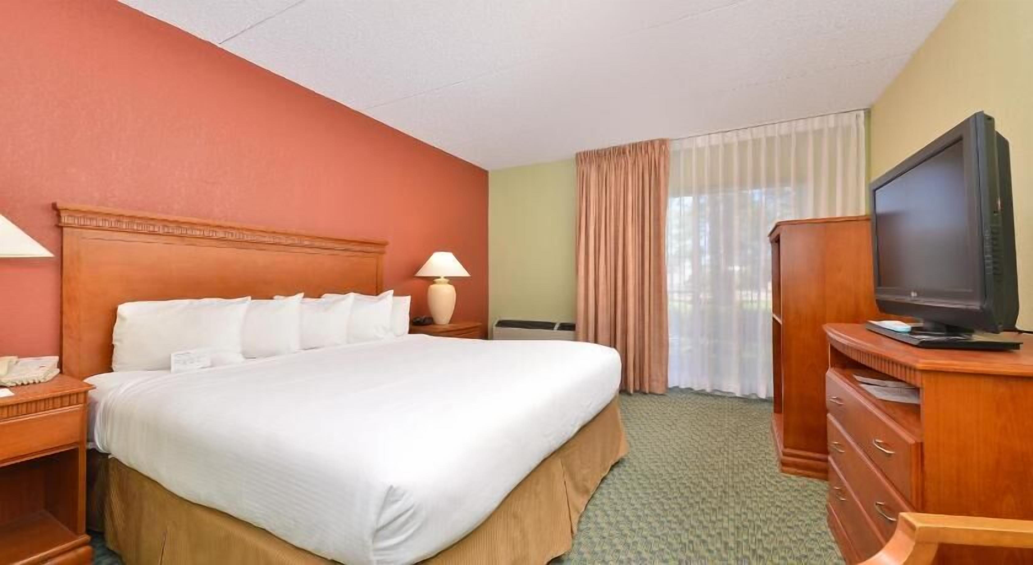 In-room safe, desk, blackout curtains, iron/ironing board