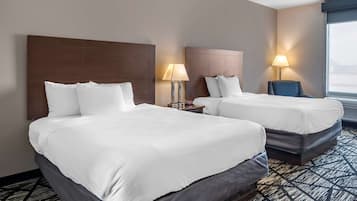 Standard Room, 2 Queen Beds, Non Smoking, Refrigerator & Microwave