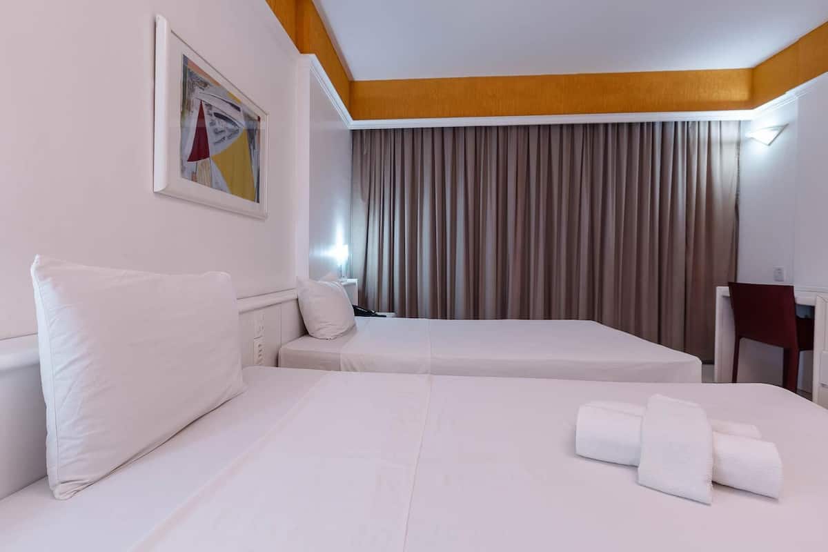 Minibar, desk, blackout drapes, free WiFi