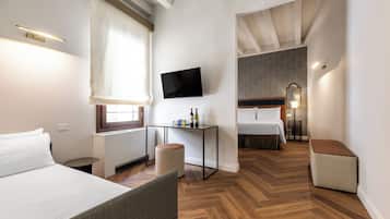 Couette en duvet d'oie, minibar, coffres-forts dans les chambres