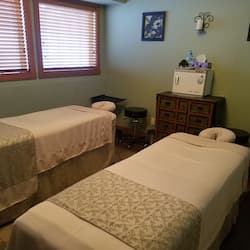 Hot tub, body treatments, aromatherapy, hot stone massages, facials