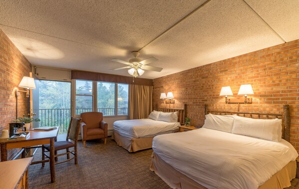 Standard Room, 2 Queen Beds | 1 bedroom, in-room safe, desk, iron/ironing board