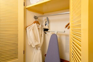 Free minibar, in-room safe, blackout drapes, iron/ironing board