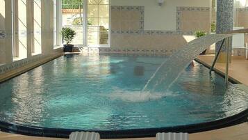 Indoor pool, outdoor pool