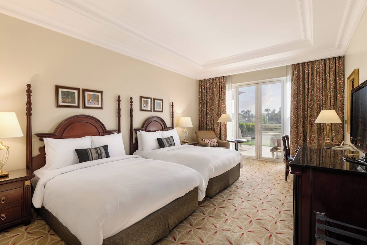 Garden Room Double Beds | 1 bedroom, pillow-top beds, minibar, in-room safe