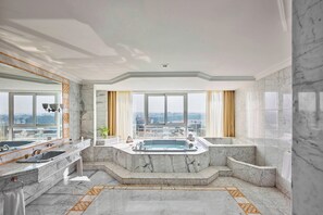 Royal Suite, 1 Bedroom | Bathroom | Hair dryer, bathrobes, slippers, bidet