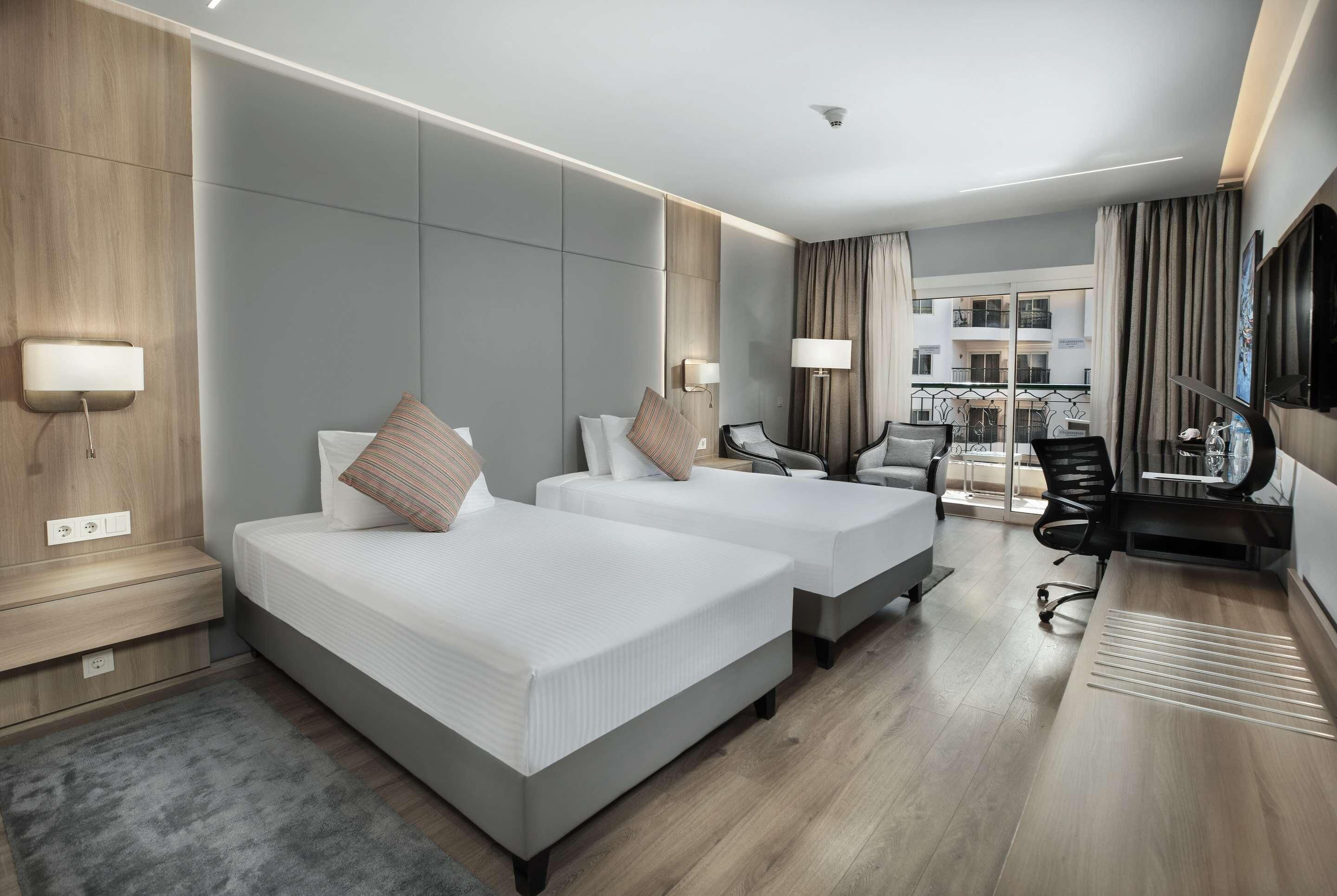Minibar, in-room safe, desk, blackout drapes