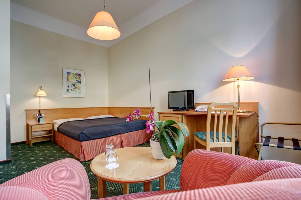 Standard Double Room | Hypo-allergenic bedding, desk, blackout drapes, rollaway beds