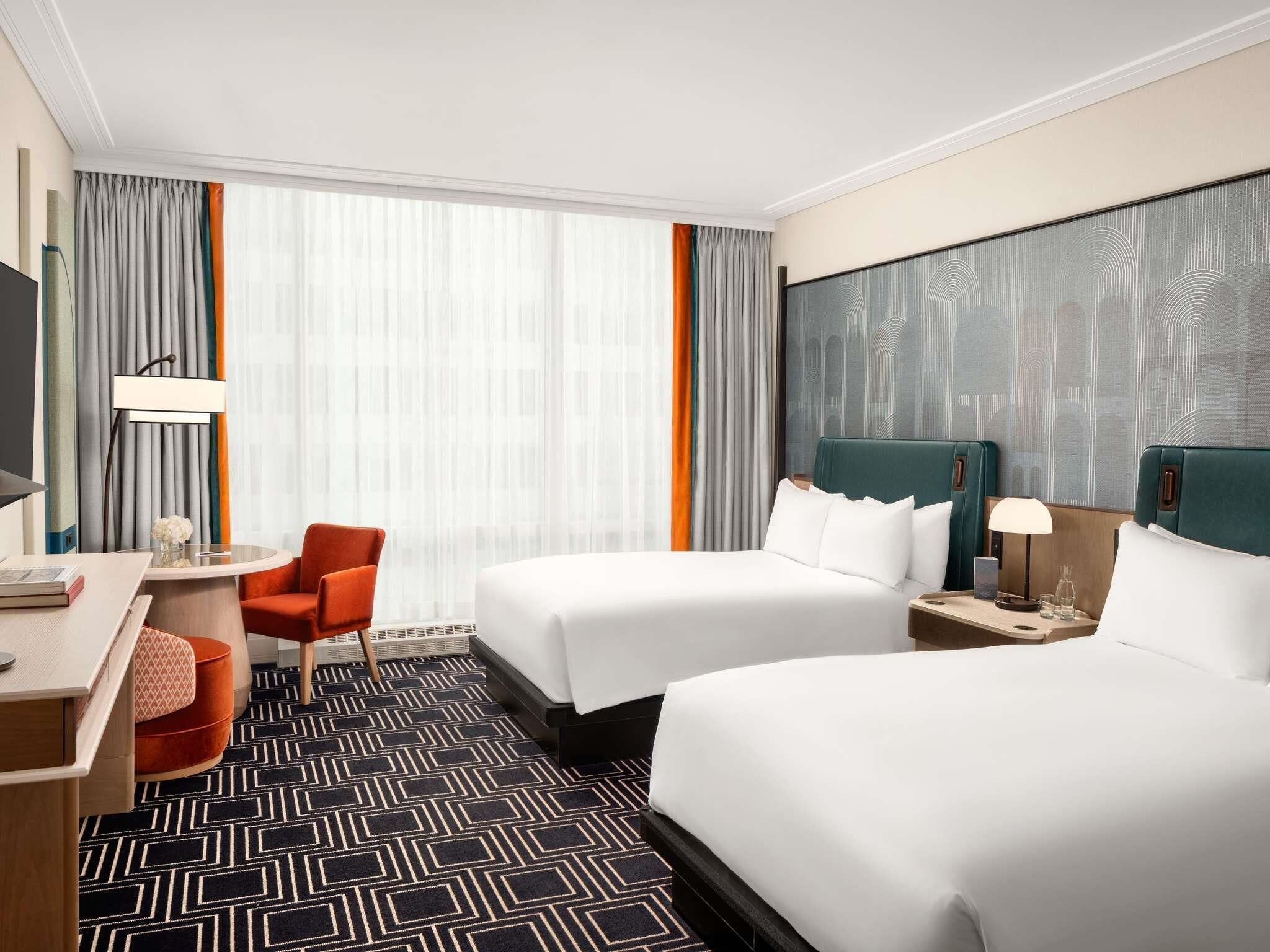 Signature Room, 2 Double Beds | Premium bedding, down duvets, pillow-top beds, minibar