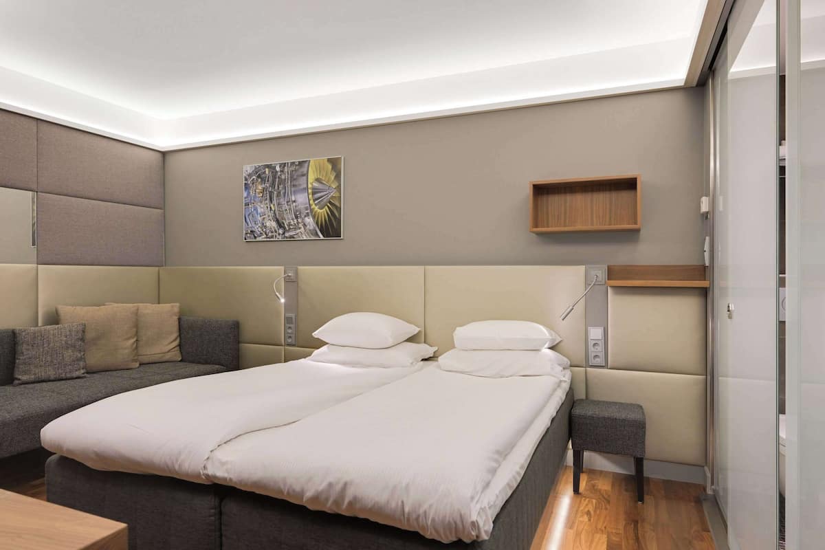 Soundproofing, iron/ironing board, cribs/infant beds, rollaway beds