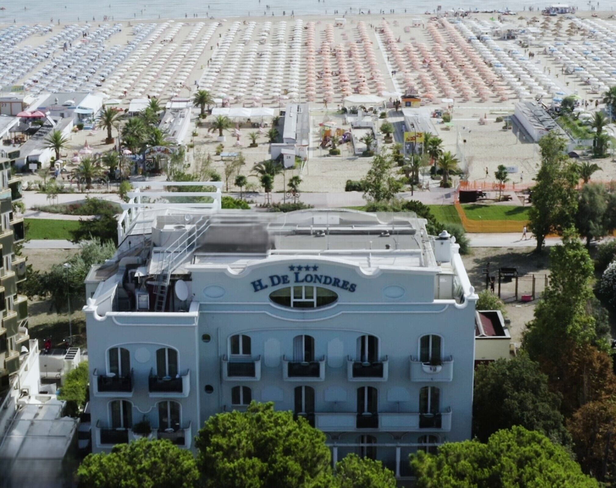 Fassade der Unterkunft