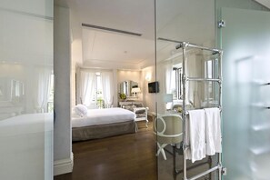 Camera vista Tempio | 1 Schlafzimmer, italienische Bettbezüge von Frette