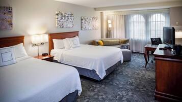 Ropa de cama hipoalergénica y escritorio