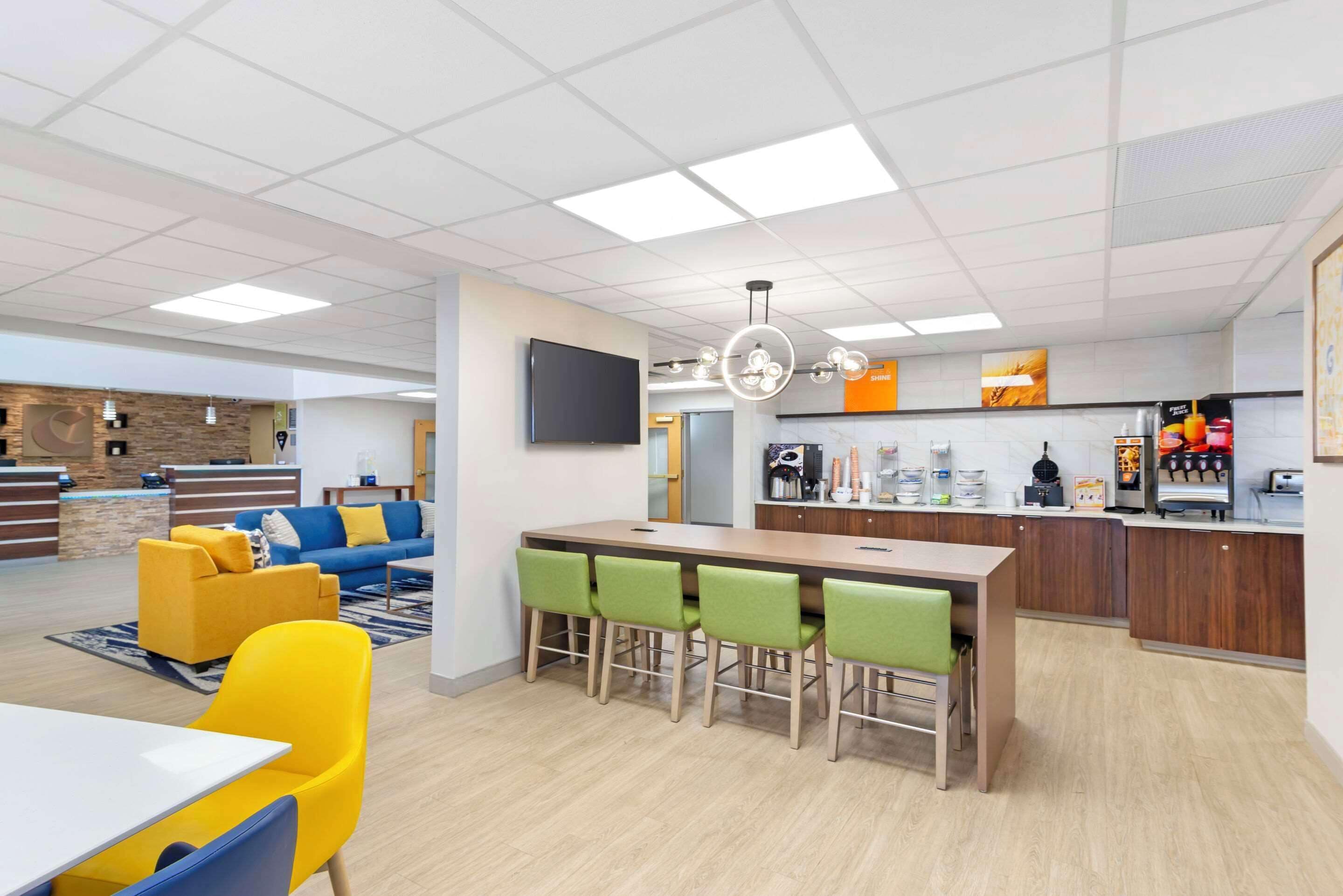 Free buffet breakfast