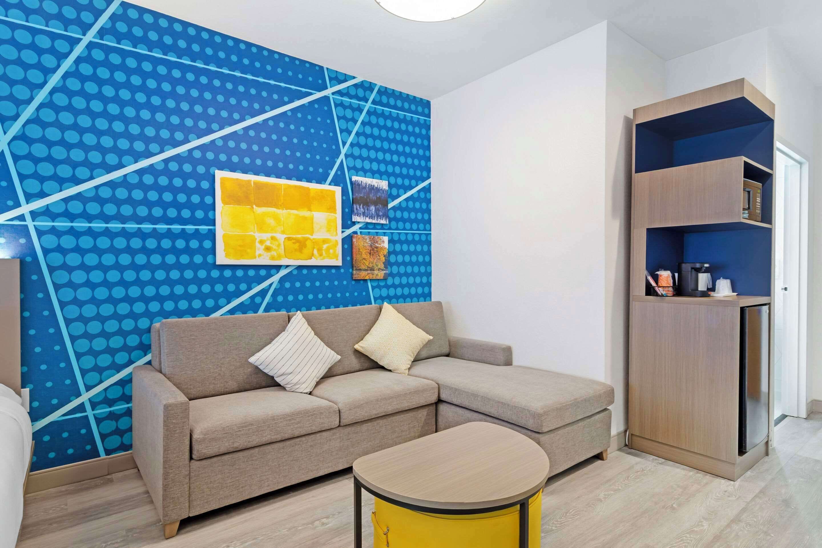 desk, laptop workspace, blackout curtains, soundproofing