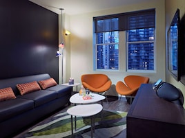 Egyptian cotton sheets, premium bedding, pillowtop beds, in-room safe