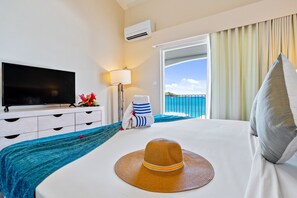 Standard Room, 2 Bedrooms, Oceanfront | Cadar kapas Mesir, peralatan tempat tidur premium, gebar bulu kapas 