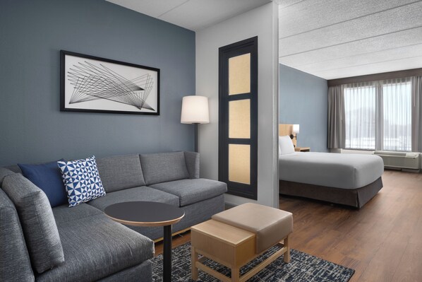 Premium bedding, down duvets, in-room safe, desk