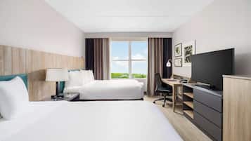 In-room safe, desk, laptop workspace, iron/ironing board