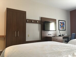 In-room safe, desk, iron/ironing board, free cribs/infant beds