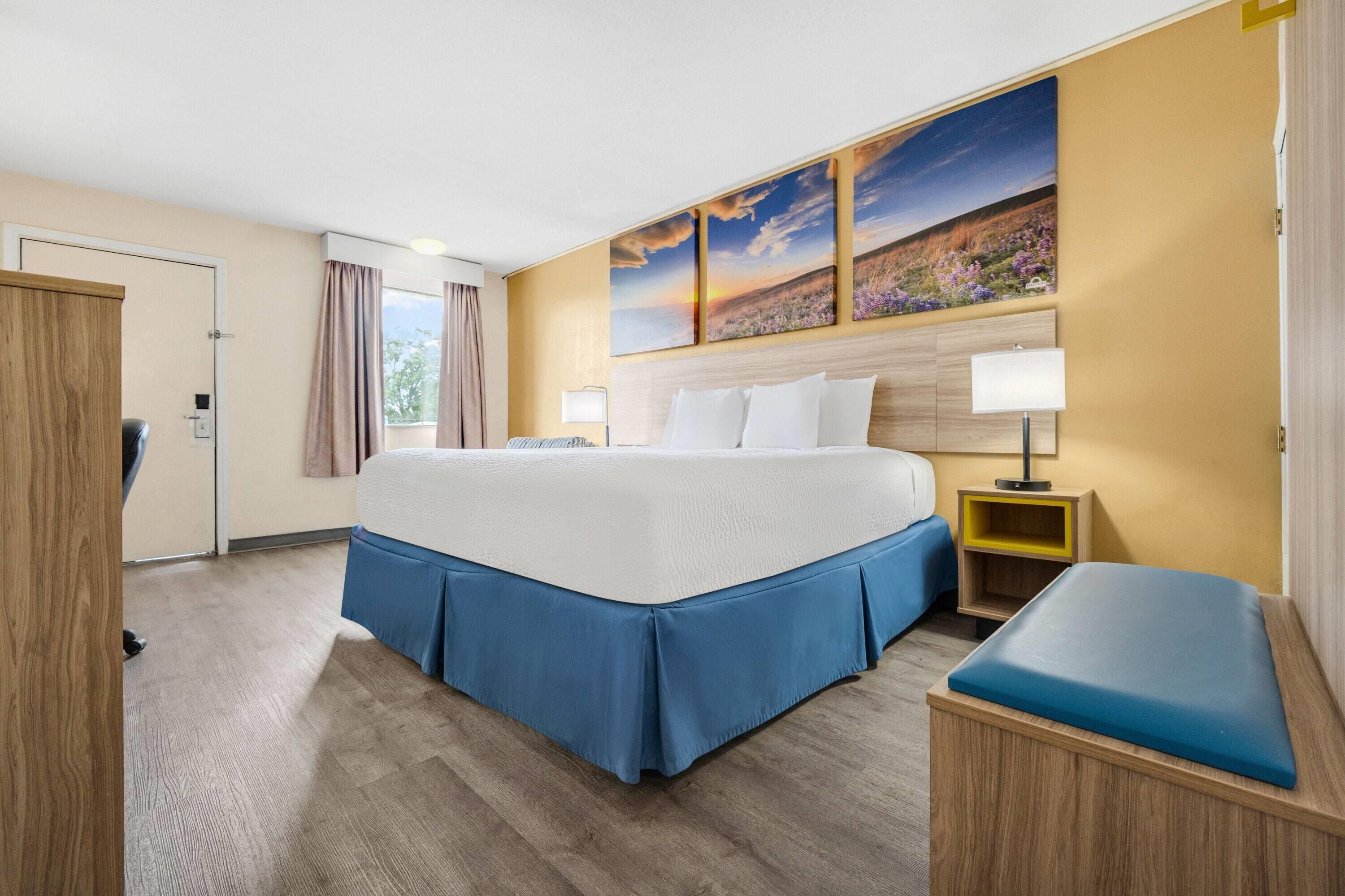 In-room safe, desk, blackout curtains, iron/ironing board