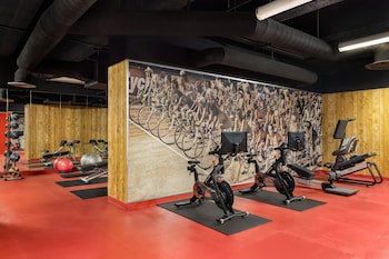 Fitness center at The Delphi Hotel