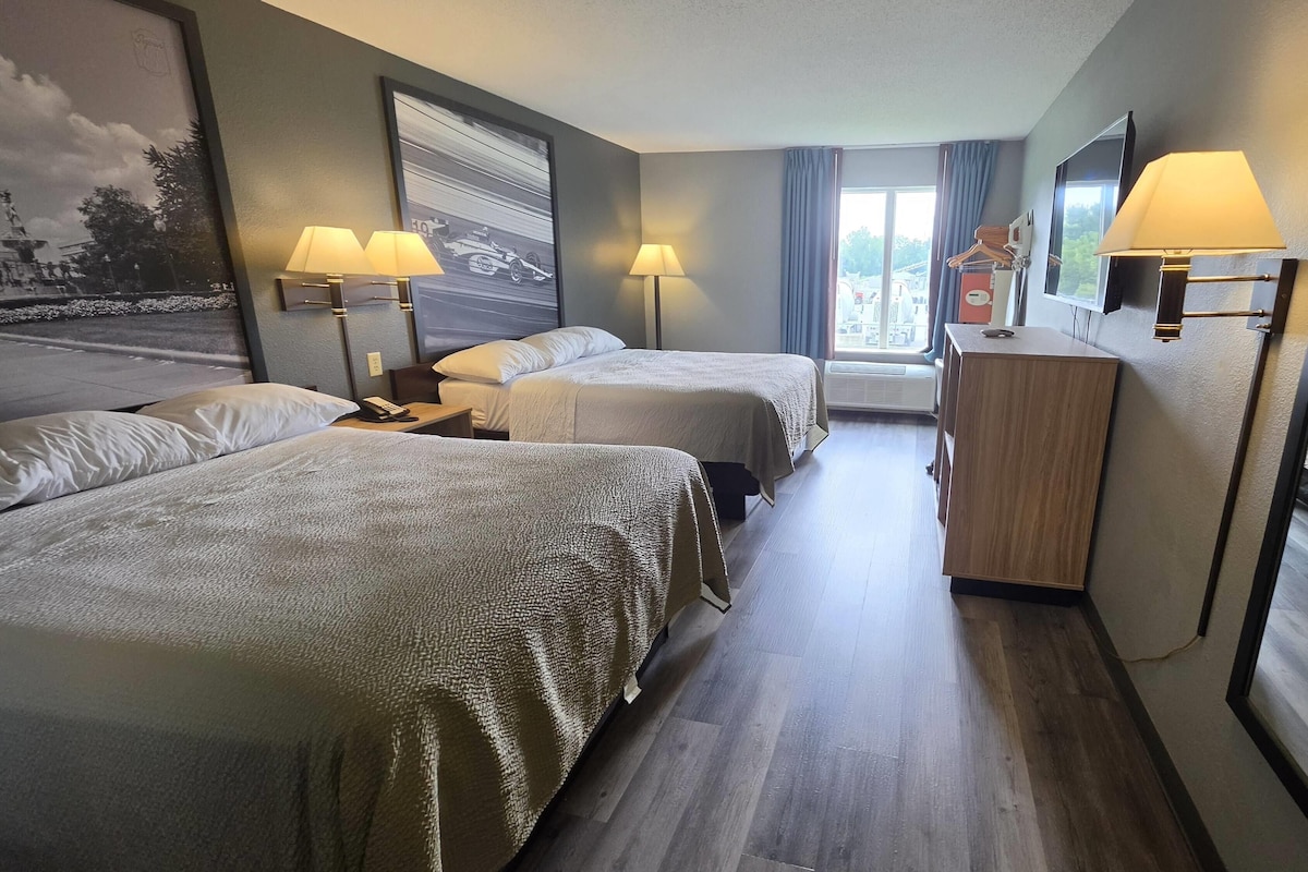Room, 2 Queen Beds, Non Smoking | In-room safe, desk, cribs (free), WiFi (free)