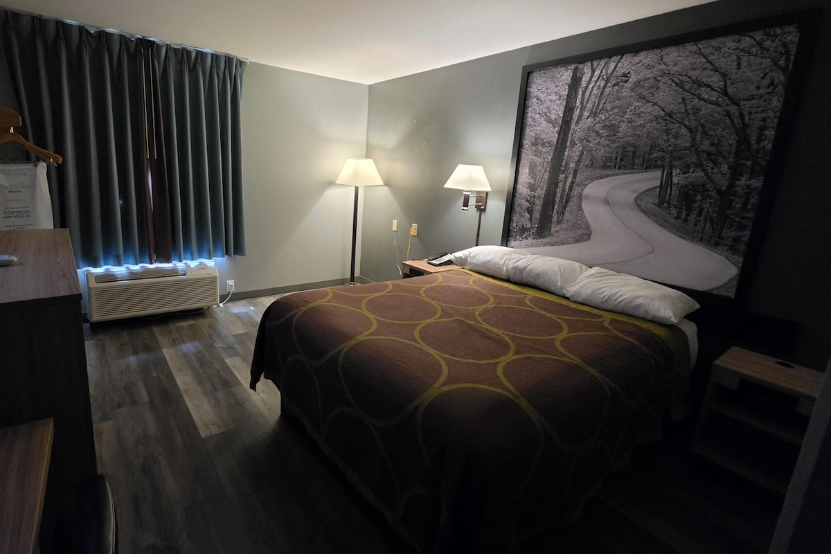 Room, 1 Queen Bed, Non Smoking | In-room safe, desk, cribs (free), WiFi (free)