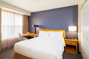 Premium bedding, pillow-top beds, in-room safe, desk