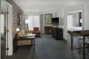 Suite, 2 Bedrooms, Smoking | Living room | 32-inch flat-screen TV with cable channels, TV - Residence Inn by Marriott Huntsville (Huntsville)