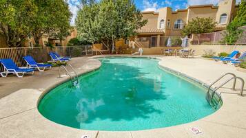 Indoor pool, seasonal outdoor pool