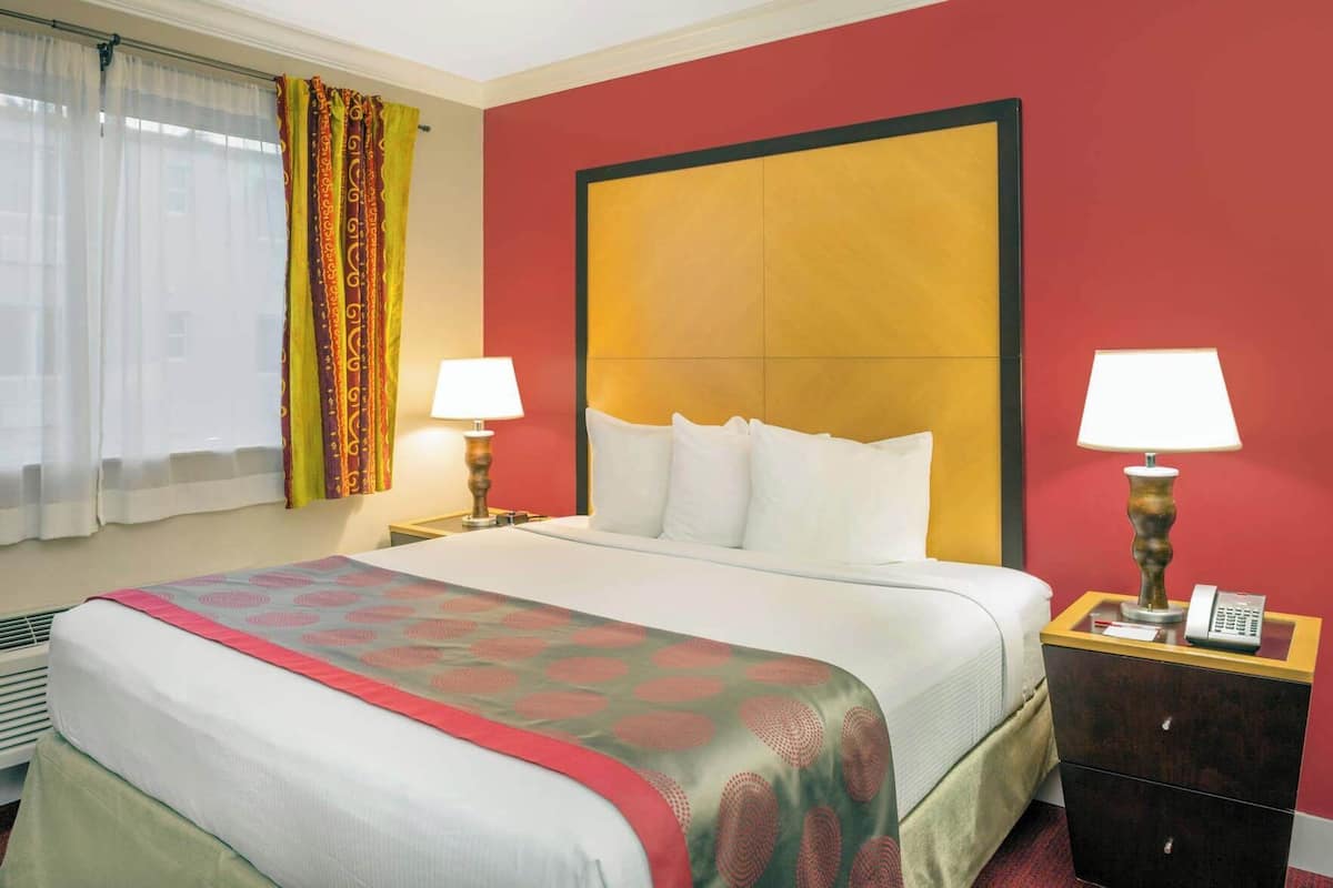 In-room safe, blackout curtains, soundproofing, iron/ironing board