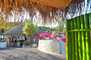 Poolside bar