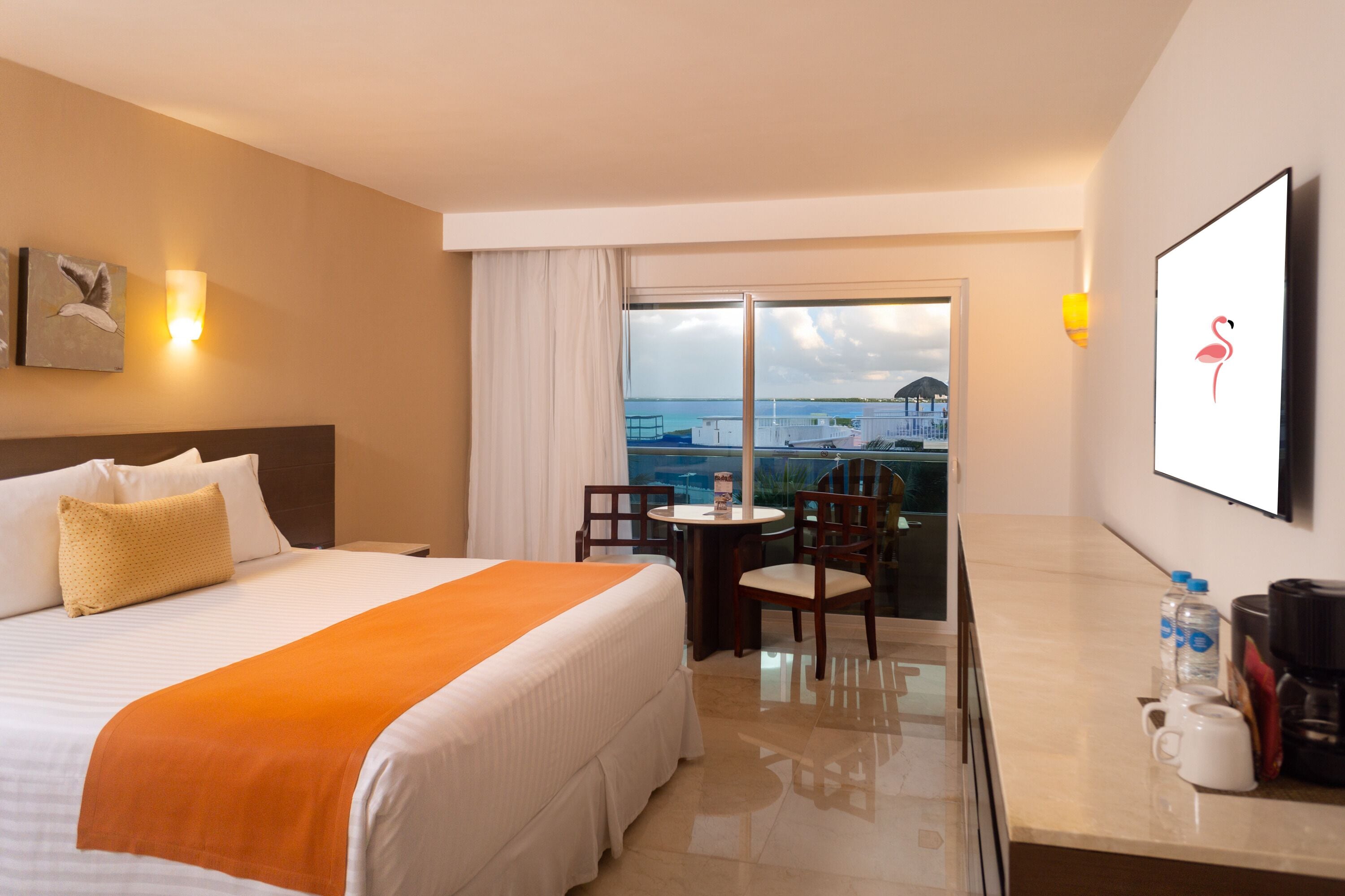Free minibar, in-room safe, blackout drapes, soundproofing