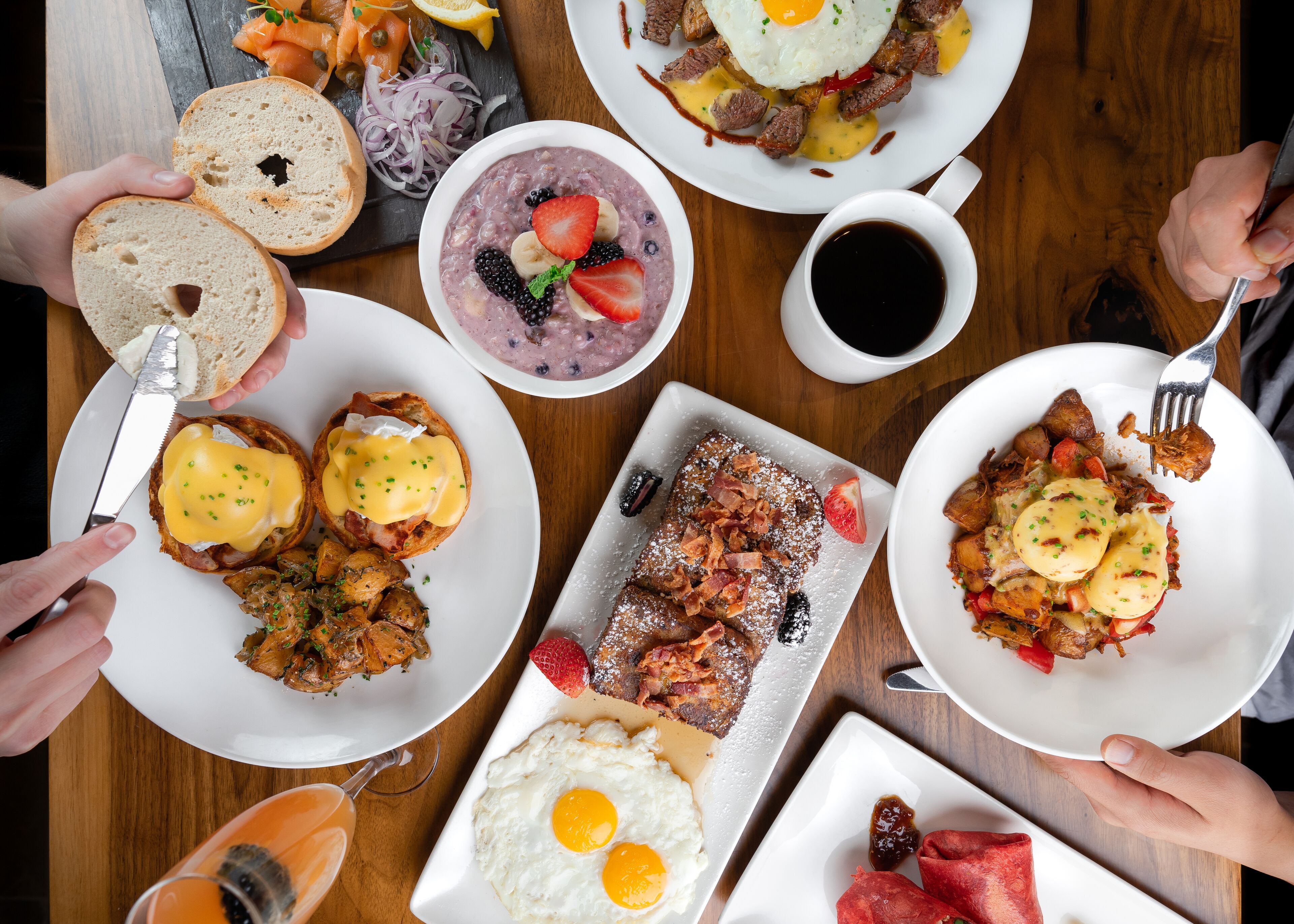 daily buffet breakfast for a fee