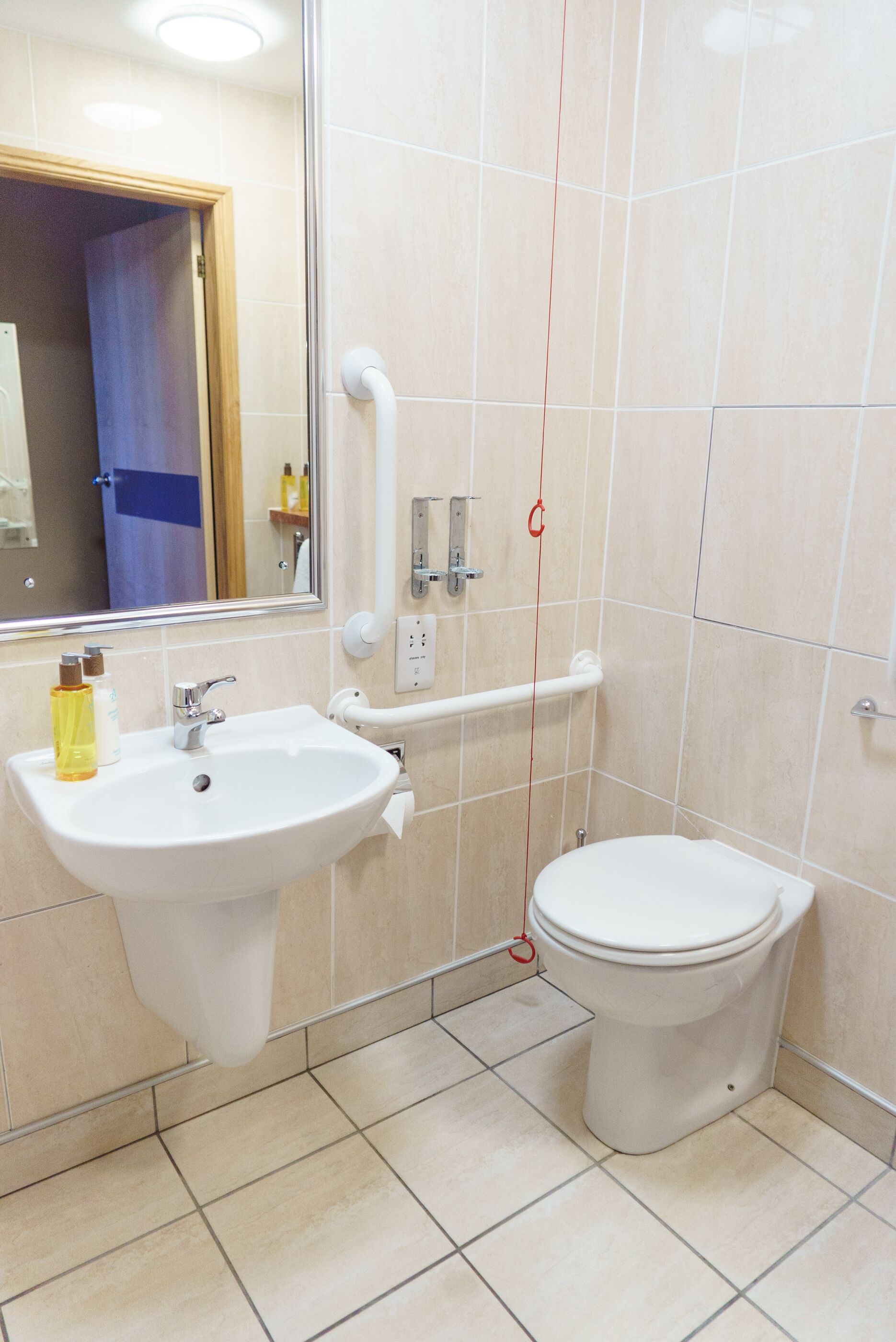 twin room, 2 single beds, accessible | bathroom | combined shower/bathtub, free toiletries, hair dryer, towels