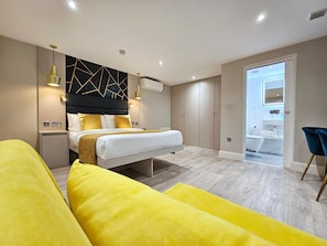 In-room safe, blackout curtains, soundproofing, iron/ironing board