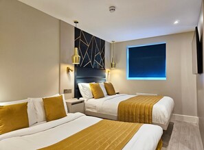 In-room safe, blackout curtains, soundproofing, iron/ironing board