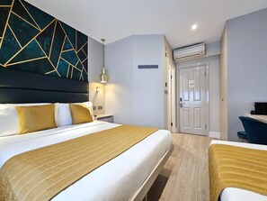 In-room safe, blackout curtains, soundproofing, iron/ironing board