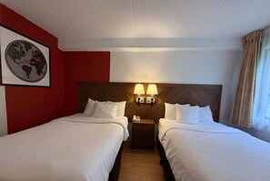 Room, 2 Double Beds, Non Smoking | Premium bedding, desk, blackout curtains, iron/ironing board - Ramada by Wyndham Arnprior (Arnprior)
