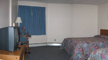 Double Room, 2 Queen Beds | Premium bedding, alarm clocks