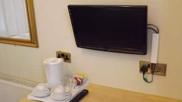 Desk, laptop workspace, iron/ironing board, free WiFi